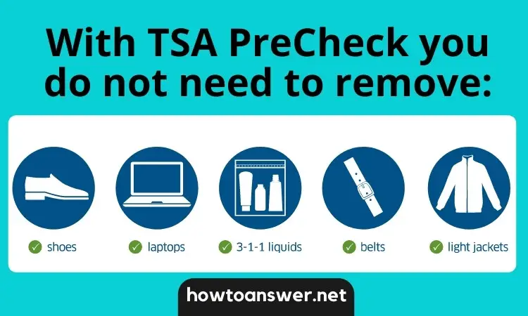 How to Get TSA Precheck - You do not need to remove